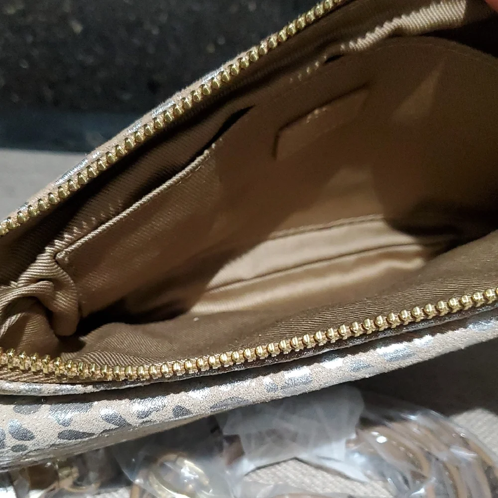 Lodis Metallic Silver Clutch - Picture 10 of 11